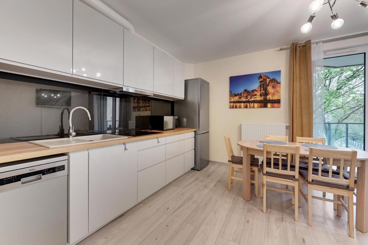 Gdansk Centrum - Apartament 3 - Pokojowy Z Duzym Tarasem Eksteriør billede