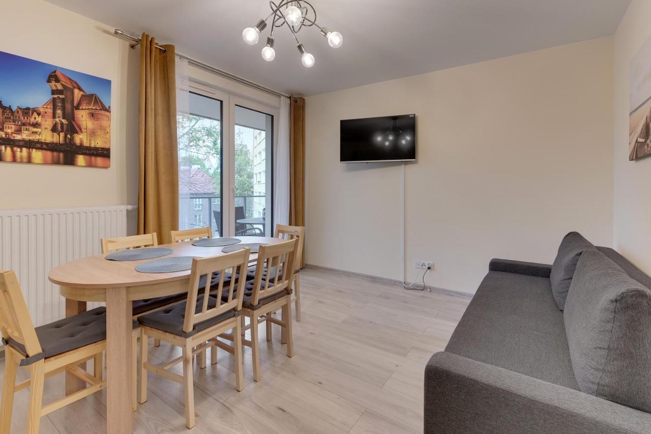 Gdansk Centrum - Apartament 3 - Pokojowy Z Duzym Tarasem Eksteriør billede