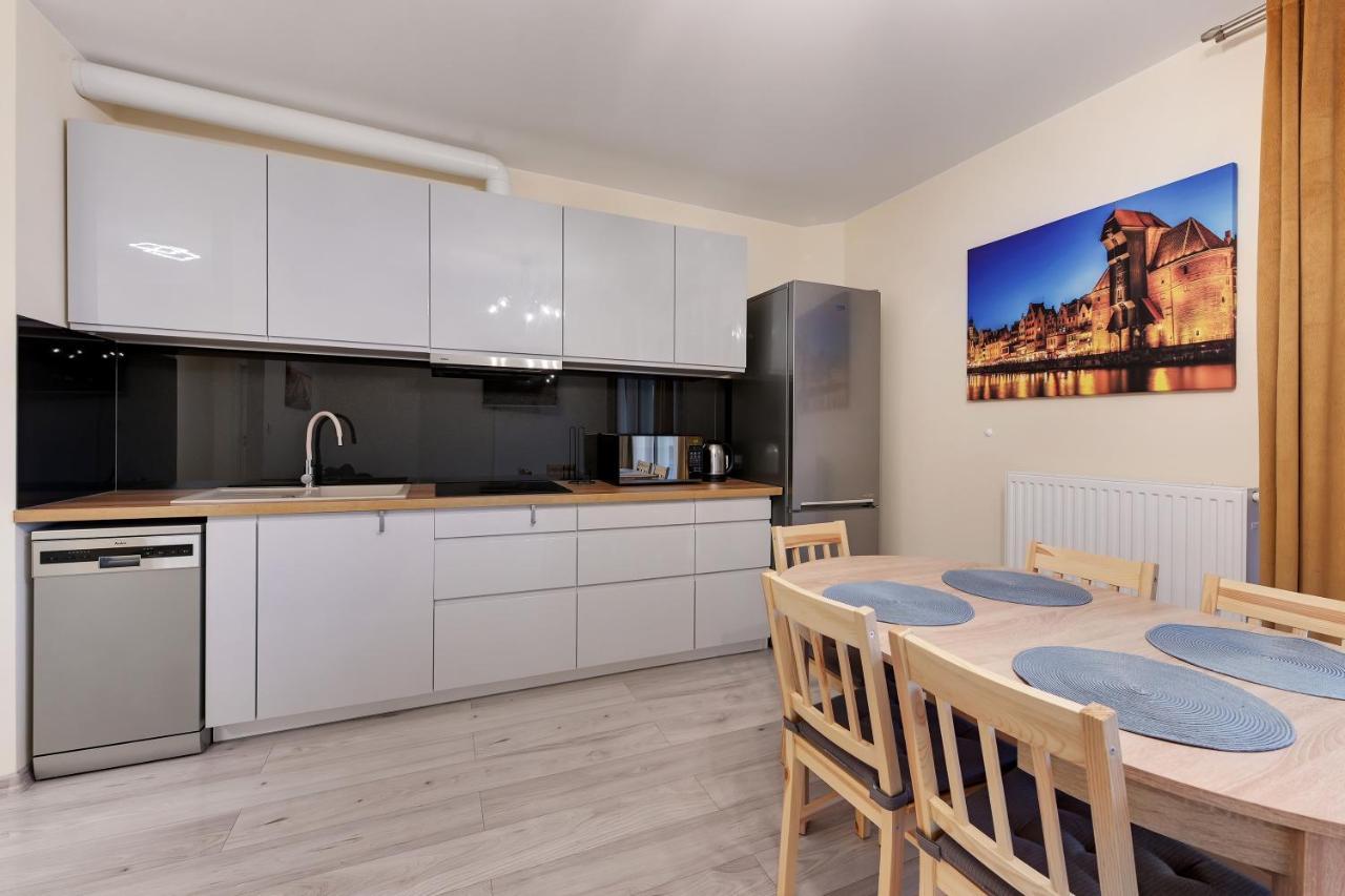 Gdansk Centrum - Apartament 3 - Pokojowy Z Duzym Tarasem Eksteriør billede