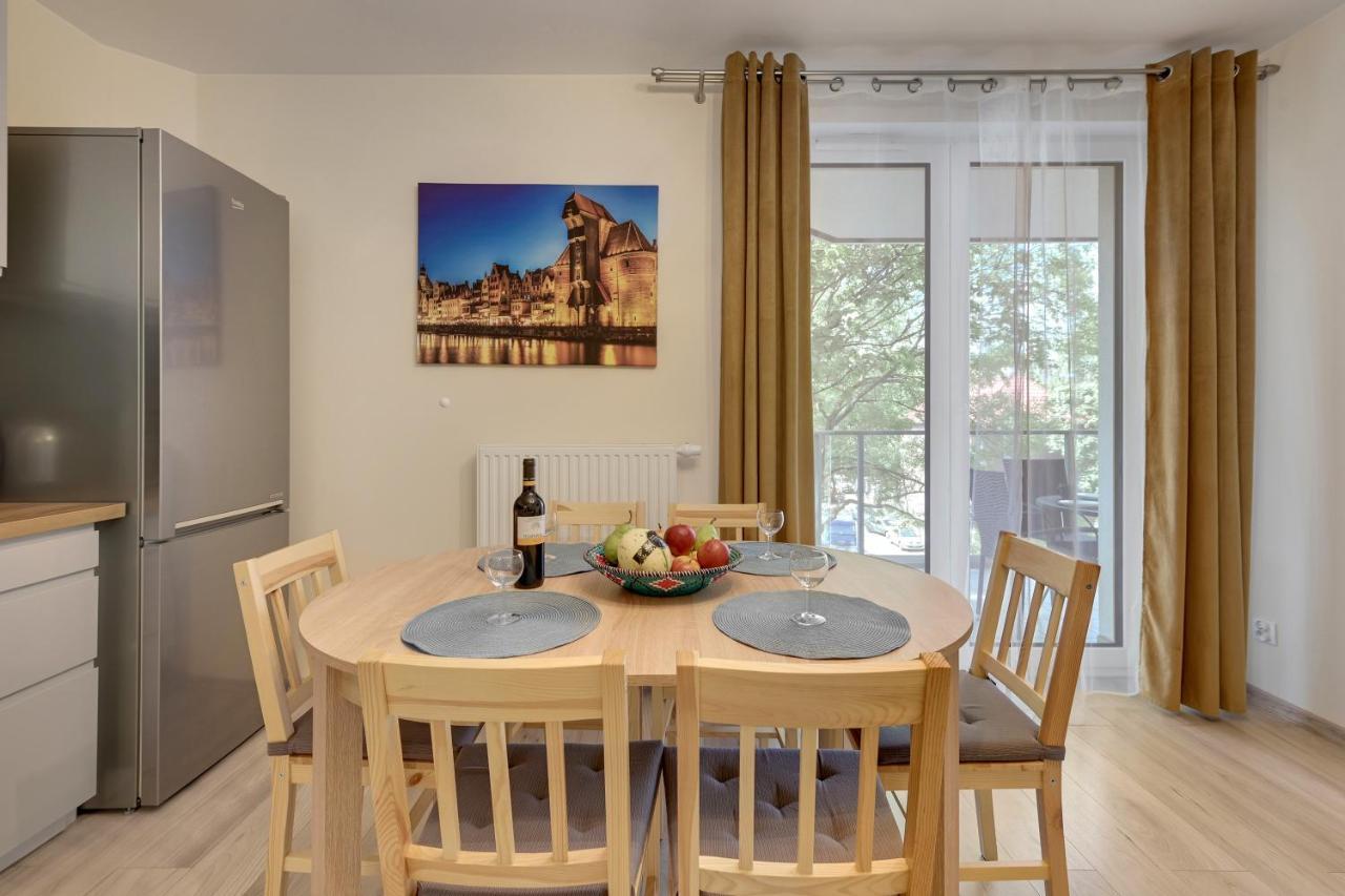 Gdansk Centrum - Apartament 3 - Pokojowy Z Duzym Tarasem Eksteriør billede